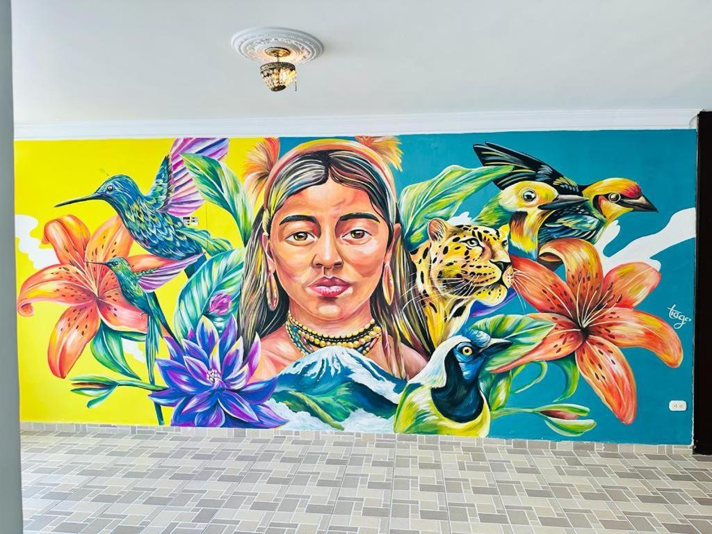 Hostel Brisas Del Nevado อีบาเก ภายนอก รูปภาพ